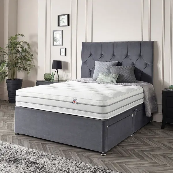 Aspire Aspire - 10' Cool 1000 Pocket Tufted Mattress - Size King (150x200cm) 10PT1000-AC-3DAIRMESH-WB-50