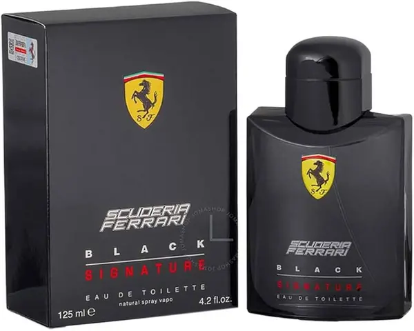 Ferrari Scuderia Black Signature Eau de Toilette For Him 125ml