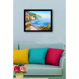 SC0817 Multicolor Decorative Framed MDF Painting