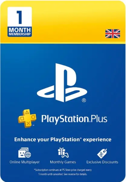 Sony PlayStation Plus PSN 1 Month Subscription Membership