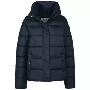 Barbour Fairbarn Quilted Shell Puffer Jacket Navy Blue