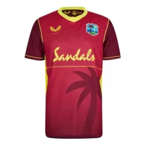 Castore West Indies Replica Shirt 2022/2023 Mens - Brown