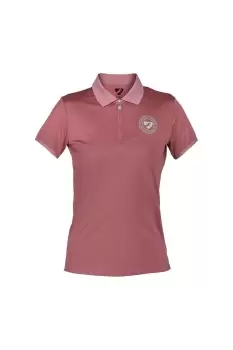 Aubrion Womens/Ladies Parsons Tech Polo Shirt (XXL) (Dusky Pink)