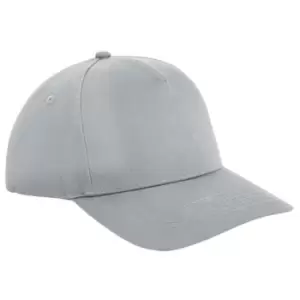 Beechfield Urbanwear 5 Panel Snapback Cap (One Size) (Light Grey)