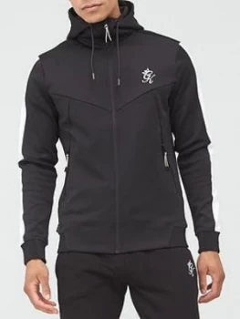 Gym King Koen Poly Tracksuit Top - Black