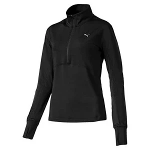 PUMA Ignite 1/4 Zip Training Top Black Small