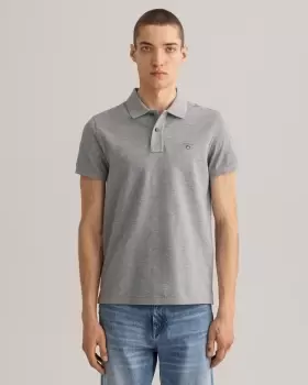 GANT Men Original Slim Fit Pique Polo Shirt (XL) Grey