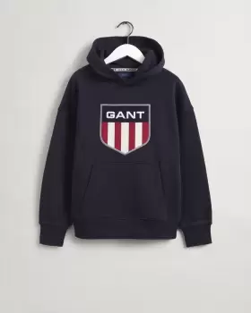 GANT Teens Teens Retro Shield Hoodie (170) Blue