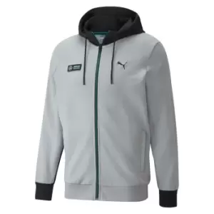 2022 Mercedes MAPF1 Hooded Sweat Jacket (Silver)