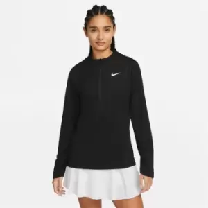 Nike Dri-FIT Club Womens Half-Zip UV Top - Black