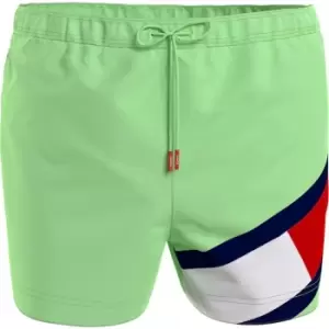 Tommy Bodywear Flag Swimshorts - Green