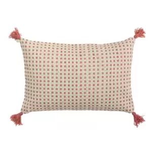 Simply Green Coconut Grove Tassel Cushion Coral