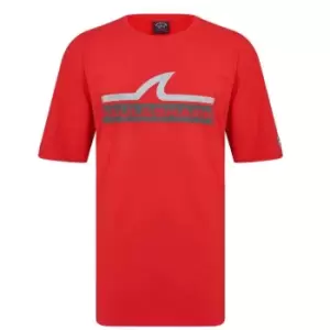 Paul And Shark Knit T Shirt - Red