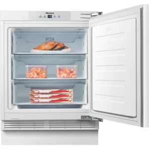 Hisense FUV124D4AW1 97L Integrated Undercounter Freezer