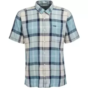 Barbour Croft S/S Summer Shirt - Blue