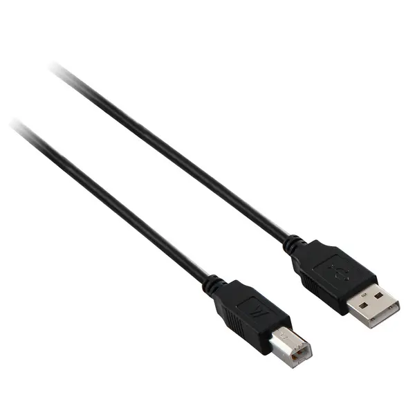 V7 USB Cable 5m A To B - Black USB 2.0 Hi-speed M/m