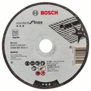 Bosch Accessories 2608601513 2608601513 Cutting disc (straight) 150 mm 22.23mm