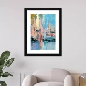 The Art Group Pink Power Framed Print MultiColoured