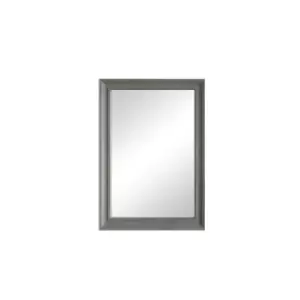 Rectangular Wooden Frame Accent Mirror In Grey