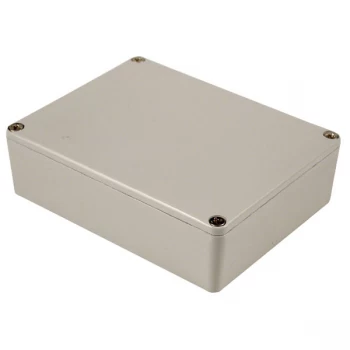 Hammond 1590BBLG Aluminium 'Stomp Box' Enclosure Grey (119 x 94 x ...