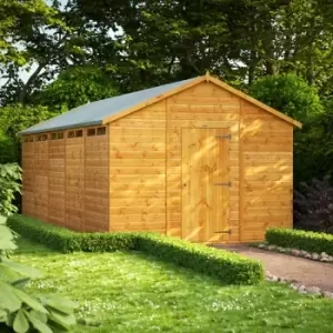 Power 20x10 Security Apex Shed