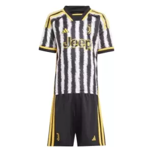 adidas Juventus Home Minikit 2023 2024 Infants - Black