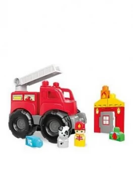 Mega Bloks First Builders Fire Truck Rescue Building Set