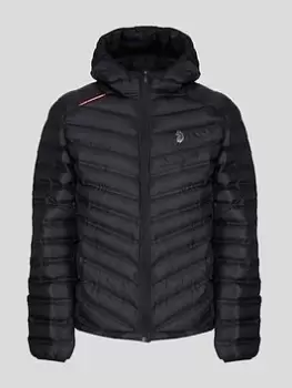 Luke Worldy Padded Jacket - Black Size M Men