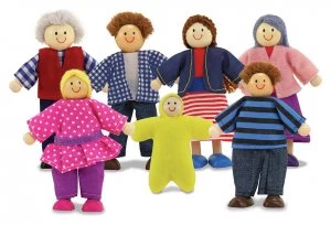 Melissa and Doug Wooden Doll Family.