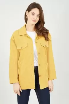 Mustard Cord Shacket