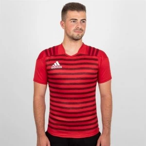 adidas Rugby Replica Shirt Mens - Power Red