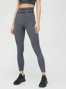 adidas Aeroknit 7/8 Leggings - Dark Grey, Size XS, Women