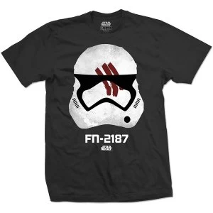 Star Wars - Episode VII Finn Unisex X-Large T-Shirt - Black