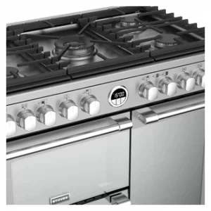 Stoves 444444932 Sterling DX S900DF 90cm Dual Fuel Range Cooker St Ste