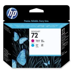 HP 72 Magenta and Cyan Printhead