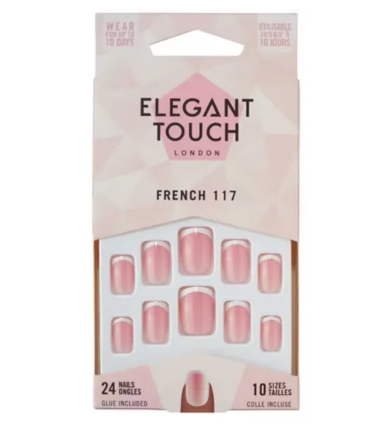 Elegant Touch False Nails - French Pink 117