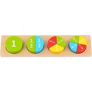 Wooden Round Block Puzzle Activity Toy