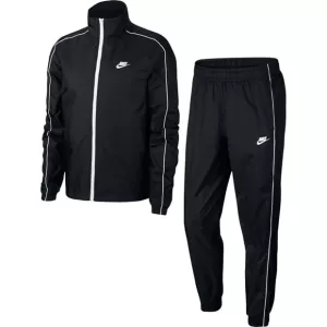 Nike NSW Contrast Woven Hooded Tracksuit - Black/Grey, Size S, Men