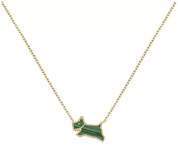 Radley RYJ2380 Dog Logo Pendant Necklace Gold Jewellery