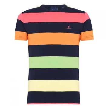 Gant Barstripe T Shirt - Multi 105