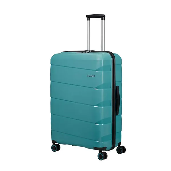 American Tourister Airmove VZDVC Spinner Large Hardshell Teal Suitcase