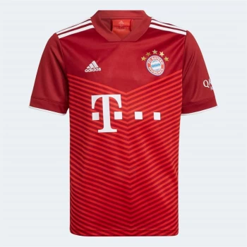 adidas Bayern Munich Home Shirt 2021 2022 Junior - Red