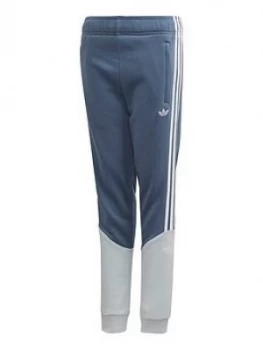 Boys, adidas Originals Childrens Outline Pants - Blue, Size 7-8 Years