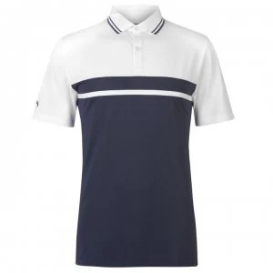 Callaway Block Polo Shirt Mens - Peacoat