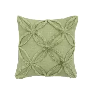 Simply Green Miami Tufted Cushion Green