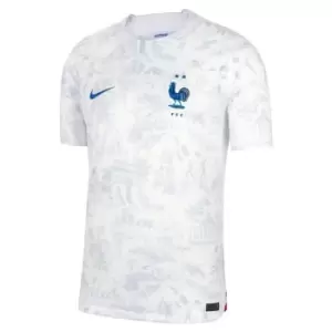 Nike France Away Shirt 2022 2023 Adults - White