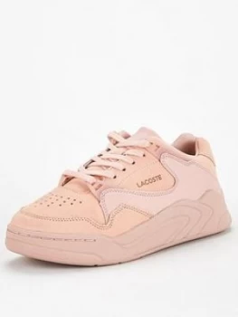 Lacoste Court Slam 419 Trainer - Pink , Natural, Size 3, Women