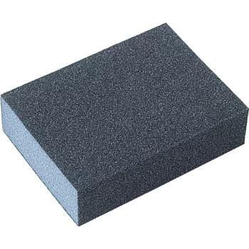 96 X 69 X 25MM Four Sided Abrasive Sanding Sponge - Aluminium Oxide - Square End - Medium