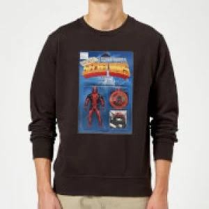 Marvel Deadpool Secret Wars Action Figure Sweatshirt - Black