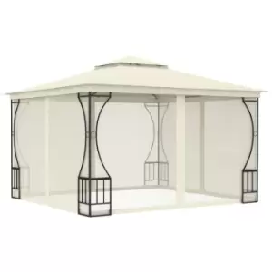 Gazebo with Nets 300x300x265cm Cream Vidaxl Cream